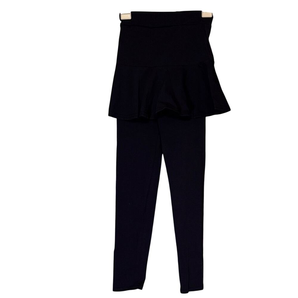 StyleSavvy Girl’s Dark Navy Blue Peplum Leggings Size 9-10Y